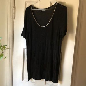 The Kooples black tshirt with silver detail size3